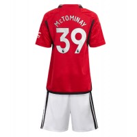 Manchester United Scott McTominay #39 Hemmatröja Barn 2023-24 Kortärmad (+ Korta byxor)